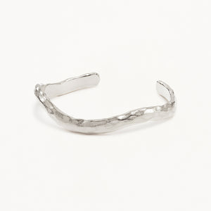 By Charlotte - Horizon Cuff Bracelet in Silver