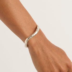 By Charlotte - Horizon Cuff Bracelet in Silver