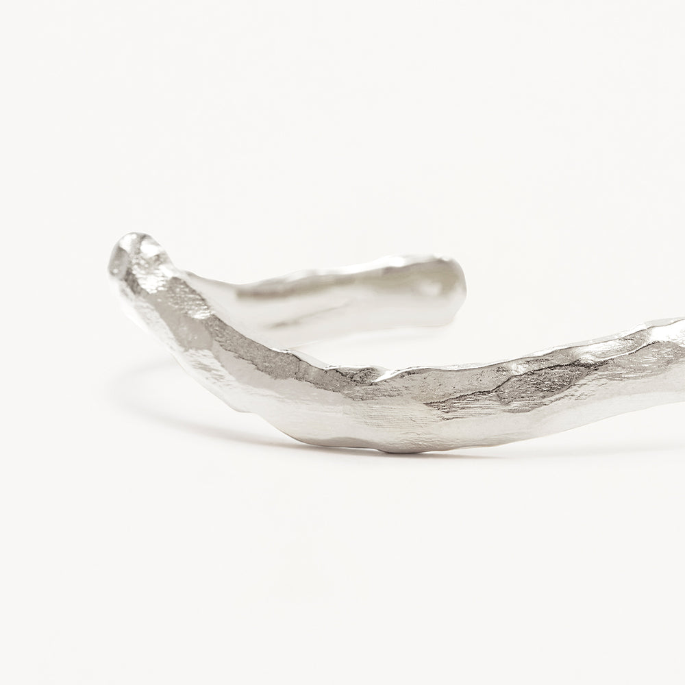 By Charlotte - Horizon Cuff Bracelet in Silver
