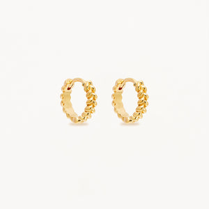 By Charlotte - Intertwined Hoops in Gold - Small