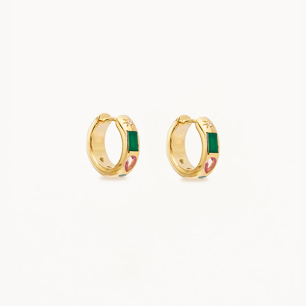 By Charlotte - Connect to the Universe Hoops in Gold