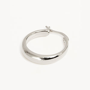 By Charlotte - Infinite Horizon Hoops in Silver - Large