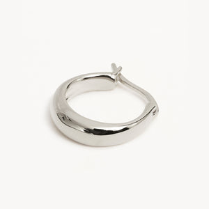 By Charlotte - Infinite Horizon Hoops in Silver - Small