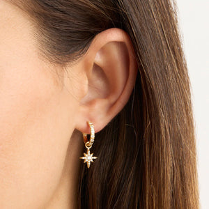 By Charlotte - Dancing In The Starlight Hoops In Gold
