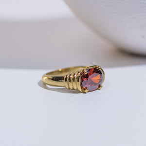 We Are Emte - Bella Ring in Ruby Stone