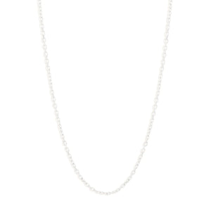 By Charlotte - Plain Chain in Silver