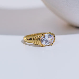 
            
                Load image into Gallery viewer, We are Emte - Bella Ring in Crystal Stone
            
        