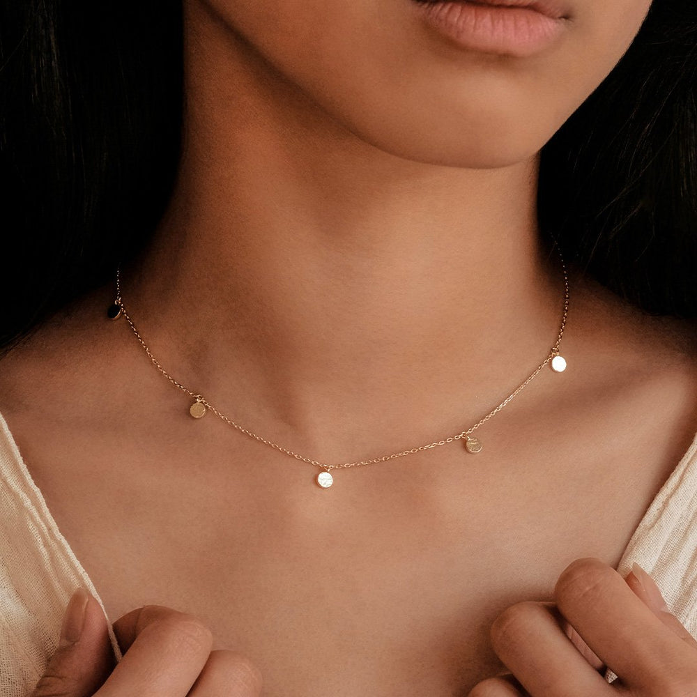 By Charlotte - Embrace The Light Choker in Gold