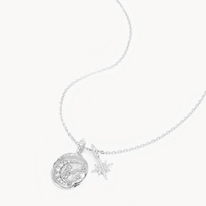 
            
                Load image into Gallery viewer, By Charlotte - Small Believe Necklace in Silver
            
        