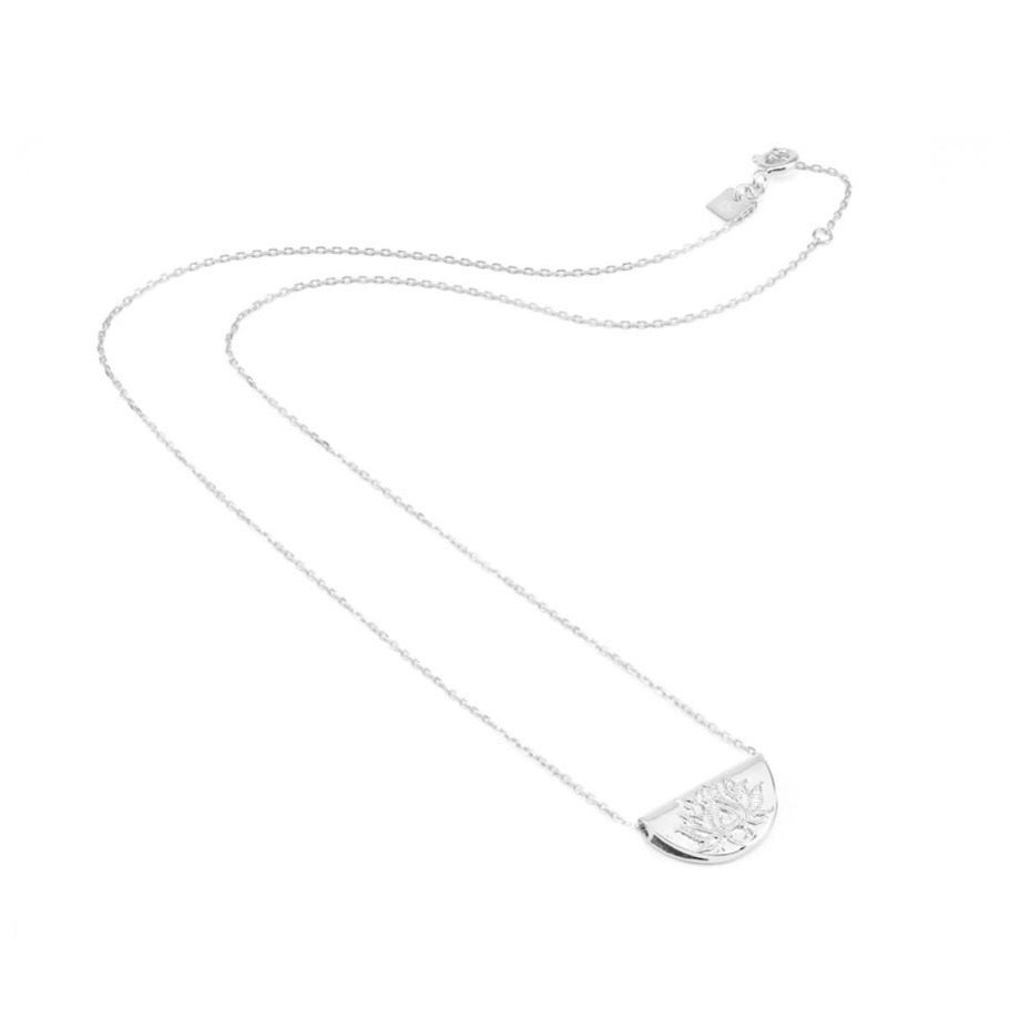 
                      
                        By Charlotte- Lotus Short Necklace in Silver - Emte Boutique
                      
                    
