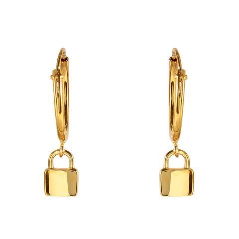 
            
                Load image into Gallery viewer, Midsummer Star - Padlock Sleepers in Gold - Emte Boutique
            
        