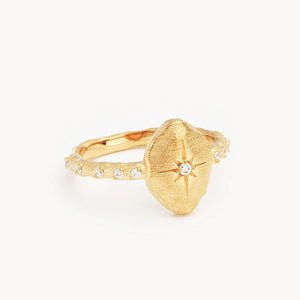 By Charlotte - Northern Star Ring In Gold
