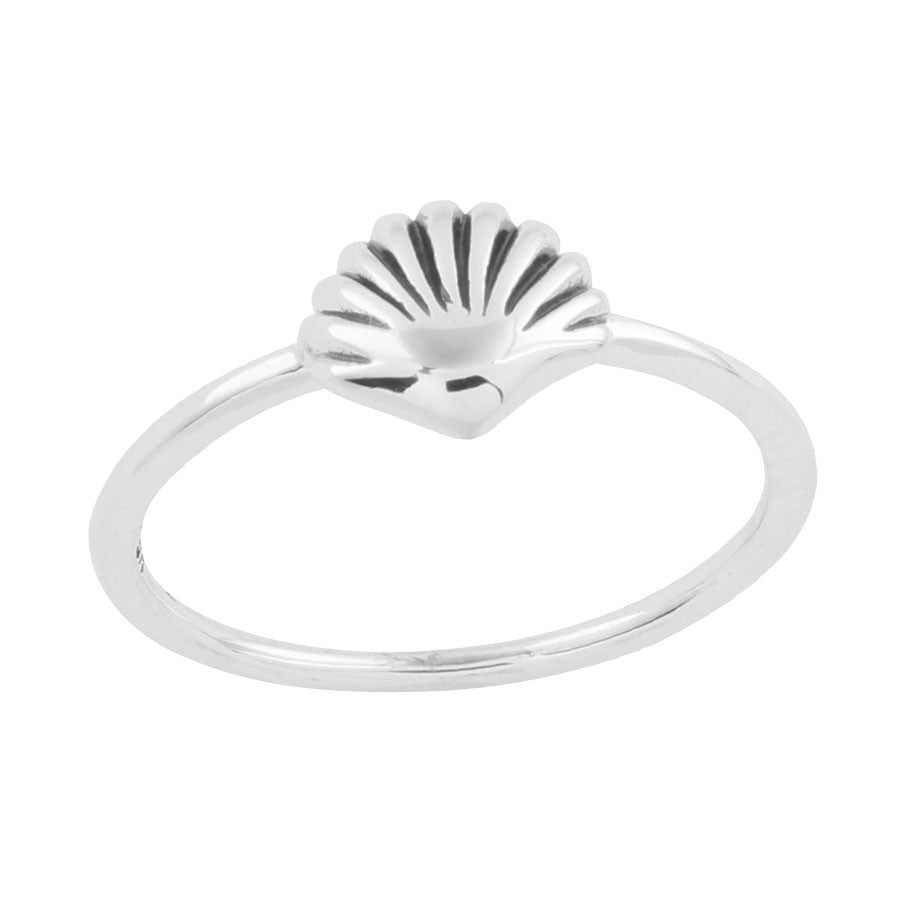 
            
                Load image into Gallery viewer, THE SEASHELL SILVER RING
            
        