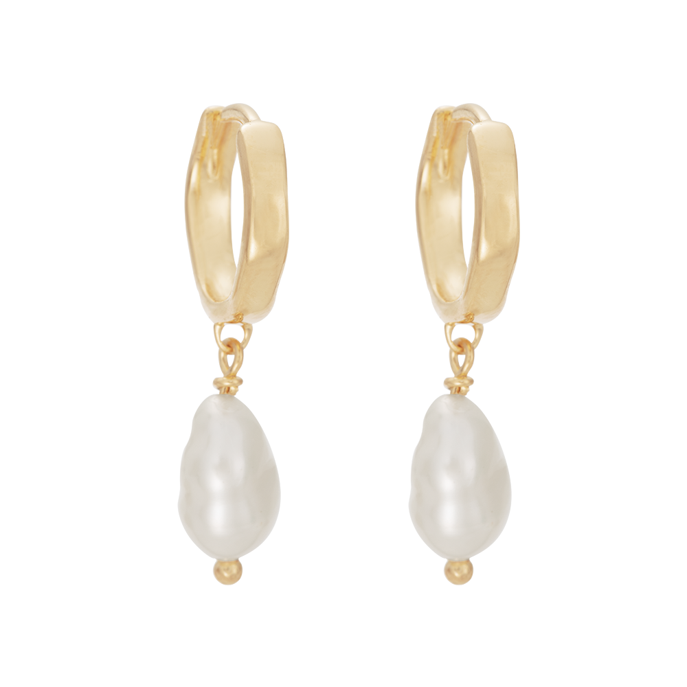 Kirstin Ash - Solstice Hoops in Gold