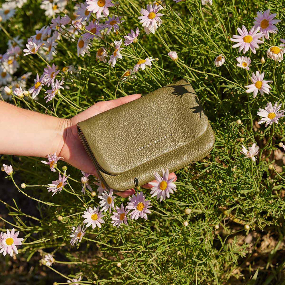
                      
                        Status Anxiety - Impermanent Wallet in Khaki
                      
                    